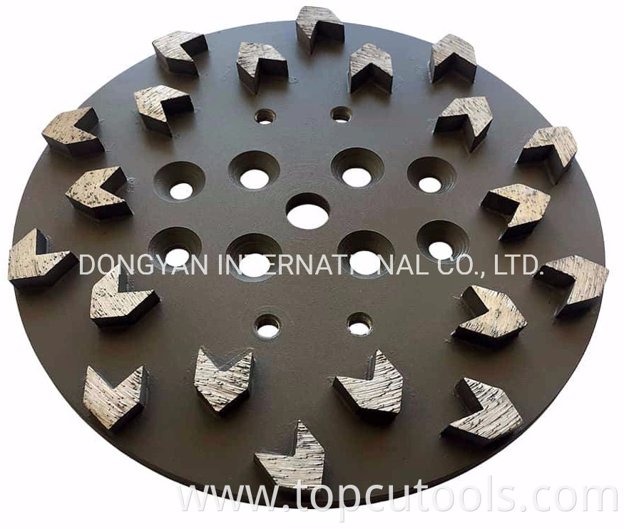 Diamond Grinding Cup Wheel with Arrow Segment for Stone Grindig Tool